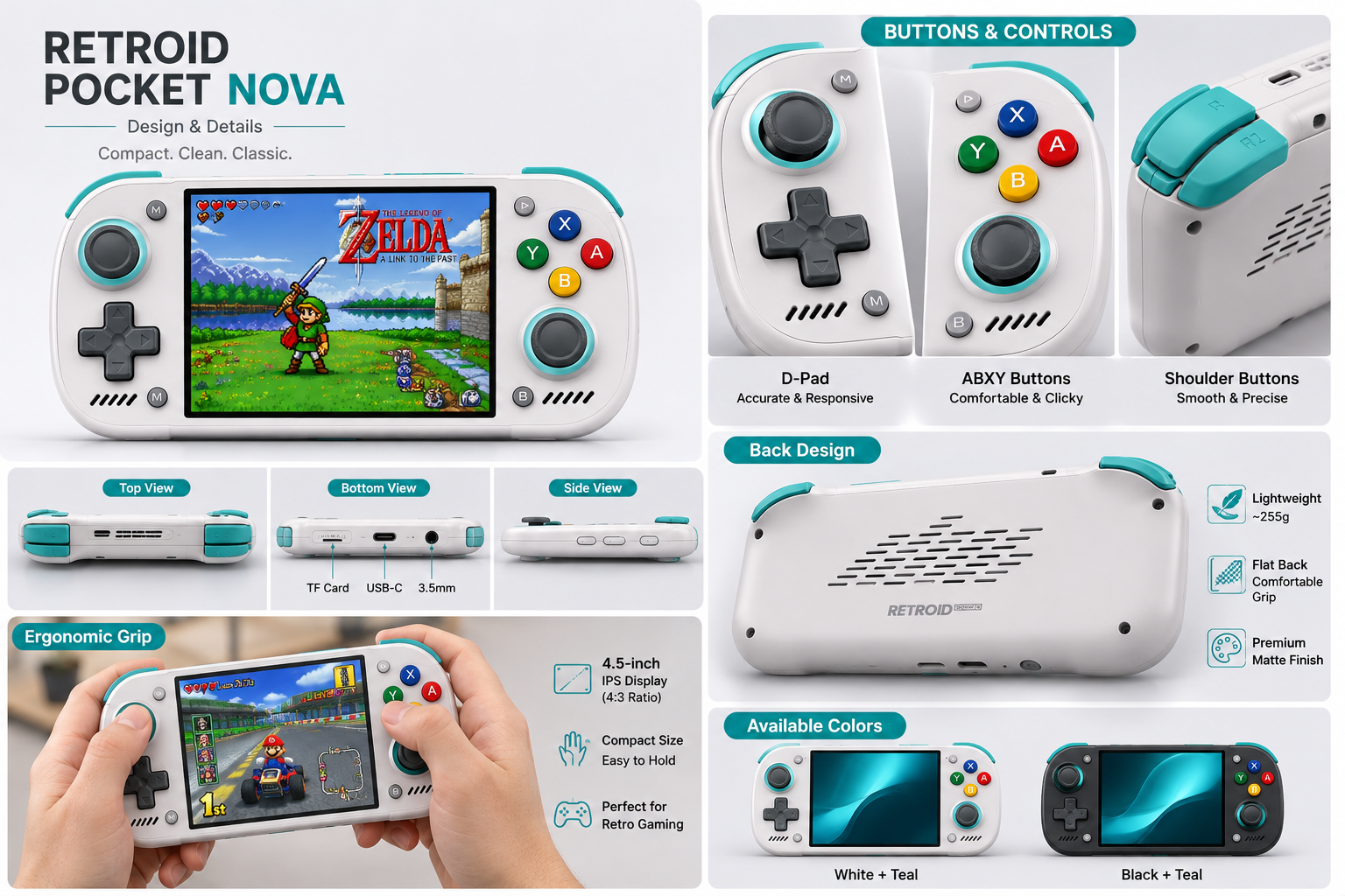 Retroid Pocket Nova design and build quality