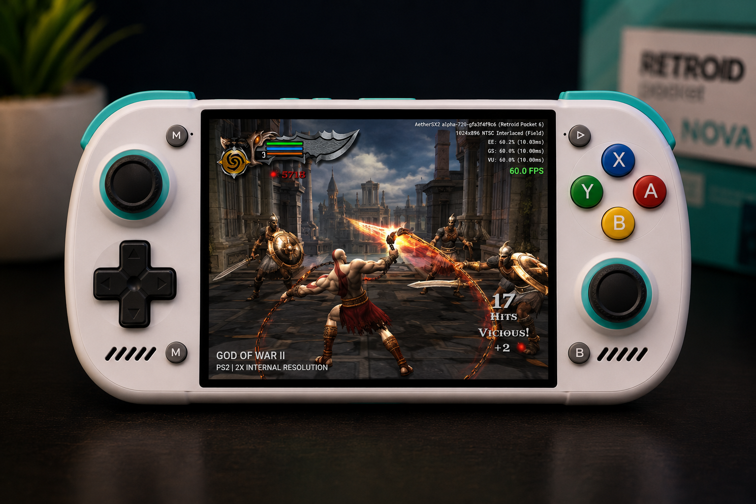 Retroid Pocket Nova gameplay performance