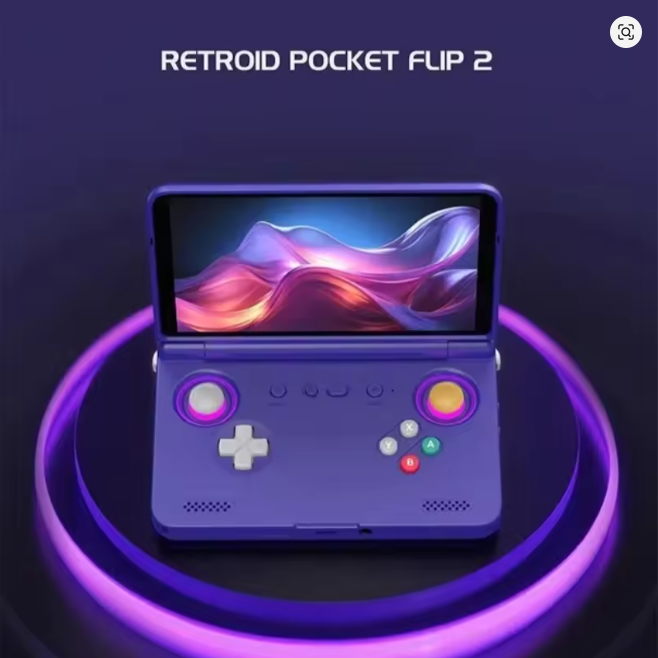 Retroid Pocket Flip 2 clamshell design folded and open