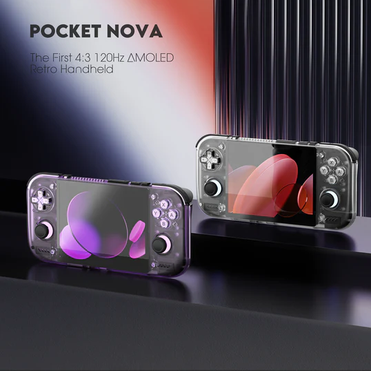Retroid Pocket Nova with 4:3 AMOLED screen